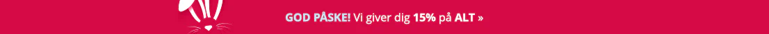 God påske! Vi giver dig 15% på ALT »