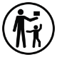 Symbol holdes væk fra børn