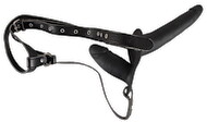 Strap-On „Double Black Silicone“ med dobbeltdildo