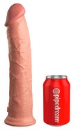 11“ Dual Density Silicone Cock