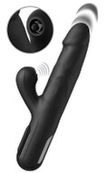 Rabbitvibrator "Sonix Silicone Thruster" med stødfunktion