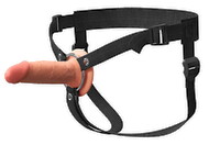 Penishylster "Hollow Silicone Strap-on” med harness