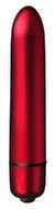 Vibrobullet "Scarlet Velvet" med 10 vibrationsmodi og mat look.