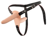 Vibrerende double strap-on