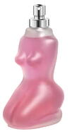 "Catsuit for Woman"-parfume i en feminin sprayflaske i glas