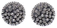 Nippelstickers »Spikes« i imiteret læder