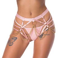 Harness-g-string med kæder