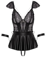 Babydoll inklusive åben g-streng