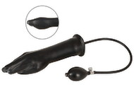 Oppustelig dildo i form af en hånd