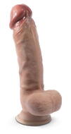 Naturdildo "Model 1 Premium Real Skin" med sugekop