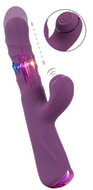 Rabbitvibrator med stød- og bankefunktion