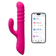 Rabbit vibrator "Velvo“ med WaveRoller-massageperler