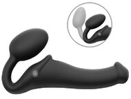 Strapless Strap-on "Vibrating Bendable" med 3 motorer