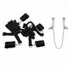 Stay Right There – Bed Bondage-sæt med sengefessler og brystvorteklemmer