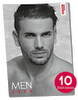 Pin-up kalender "Mænd 2026" i en pakke med 10 stk.