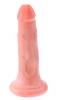 Penisdildo „5" Flesh“ med sugekop/fod