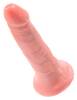 Penisdildo „5" Flesh“ med sugekop/fod
