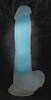 Naturdildo Glow in the Dark med sugekop