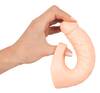 Penis-testikelring Double Fucker med fleksibel naturdildo