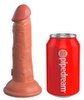 6“ Dual Density Silicone Cock