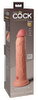 9“ Dual Density Silicone Cock