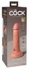 6“ Vibrating + Dual Density Silicone Cock