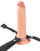 Penishylster "Hollow Silicone Strap-on” med harness