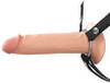 Penishylster "Hollow Silicone Strap-on” med harness