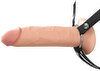 Penishylster "Hollow Silicone Strap-on” med harness