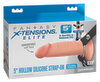 Penishylster "Hollow Silicone Strap-on” med harness