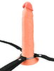 Penishylster "Hollow Silicone Strap-on” med harness