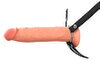 Penishylster "Hollow Silicone Strap-on” med harness