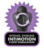 Analvibrator "Ass-Gasm IntiMotion“ med fjernbetjening