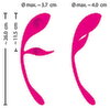 Vibro-æg RC Double Pleasure Love Ball