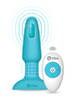Anal plug "rimming" med vibration og rotation, radiofjernbetjening inkluderet