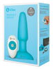Anal plug "rimming" med vibration og rotation, radiofjernbetjening inkluderet