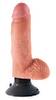 Naturvibrator „Vibrating Cock with Balls“ med sugekop, som kan skrues af