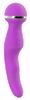 2-in-1 massagestav og vibrator med varmefunktion