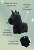 Lay-on-vibrator "Wild Spirit" i et sødt enhjørningedesign
