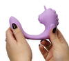 Vibrator "C-Horse Marina Lilac" med klitorisstimulator