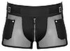 Pants mat look med indsatser af mesh