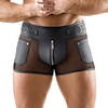 Pants mat look med indsatser af mesh