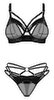 Lingerisæt "Dominna“ med bøjle-bh og G-streng