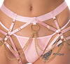Harness-g-string med kæder