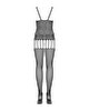 Catsuit uden skridt i seler-look