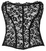 Corsage lavet udelukkende af blød stretch-blonde