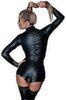 Body i power-wetlook med lynlås gennem skridtet