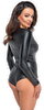 Bodysuit i mat slangeskindslook