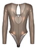 Body "Soranna" i bronzefarvet semi-transparent materiale
