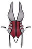 Bondage-body inklusive bløde armmanchetter